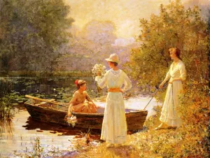 Afternoon at the Pond by Abbott Fuller Graves Art Reproduction