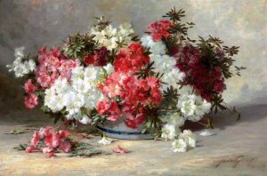 Main Product Photo of Azaleas Painting by Abbott Fuller Graves