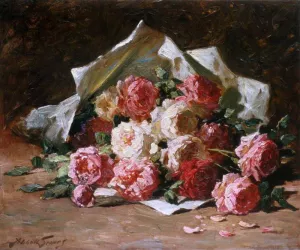 Bouquet of Roses by Abbott Fuller Graves Art Reproduction