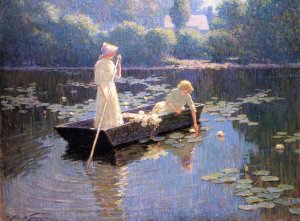 Pond Lilies by Abbott Fuller Graves Art Reproduction