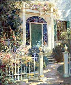 Main Product Photo of Portsmouth Doorway Painting by Abbott Fuller Graves