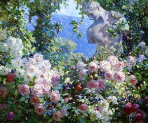 Main Product Photo of Psyche in the Garden Painting by Abbott Fuller Graves