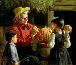 Main Product Photo of Pumpkin Painting by Abbott Fuller Graves