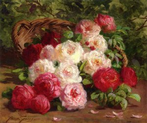 Main Product Photo of Still Life with Roses II Painting by Abbott Fuller Graves