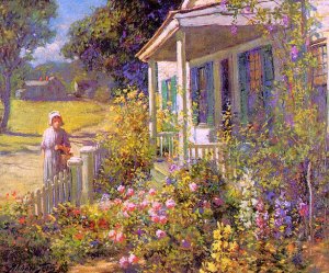 Main Product Photo of Summer Garden Painting by Abbott Fuller Graves