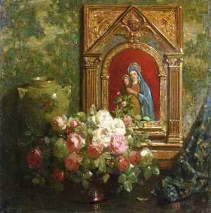 The Offering by Abbott Fuller Graves - Hand-Painted Oil Painting Reproduction